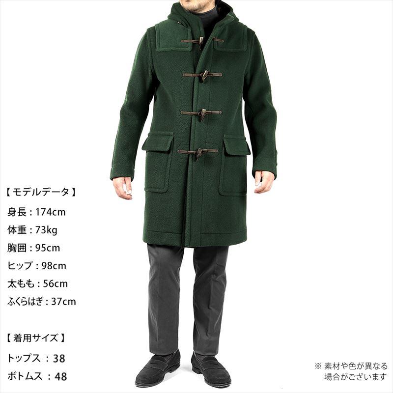 インバーティア INVERTERE ／ JOSHUA ELLISウールヘリンボーンダッフル 