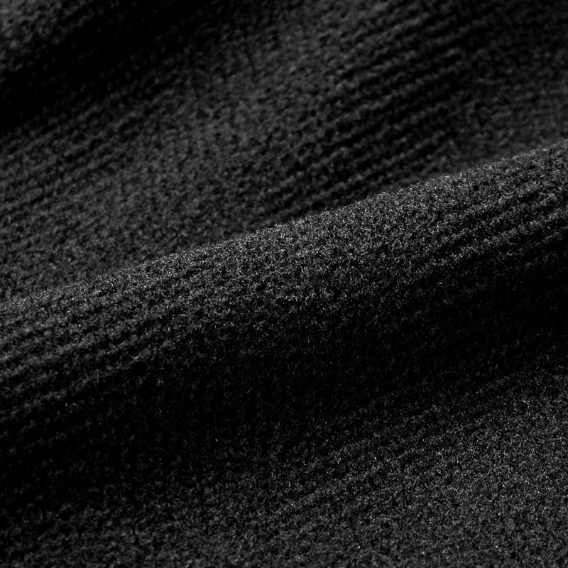 インバーティア INVERTERE ／ JOSHUA ELLISウールヘリンボーンダッフルコート「NEWTON ABBOT REGULAR FIT」（BLACK／ブラック）の画像