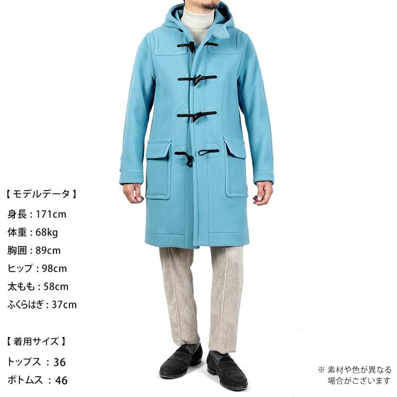 インバーティア INVERTERE ／ JOSHUA ELLISウールヘリンボーンダッフルコート「NEWTON ABBOT REGULAR FIT」（ORANGE／オレンジ）の画像