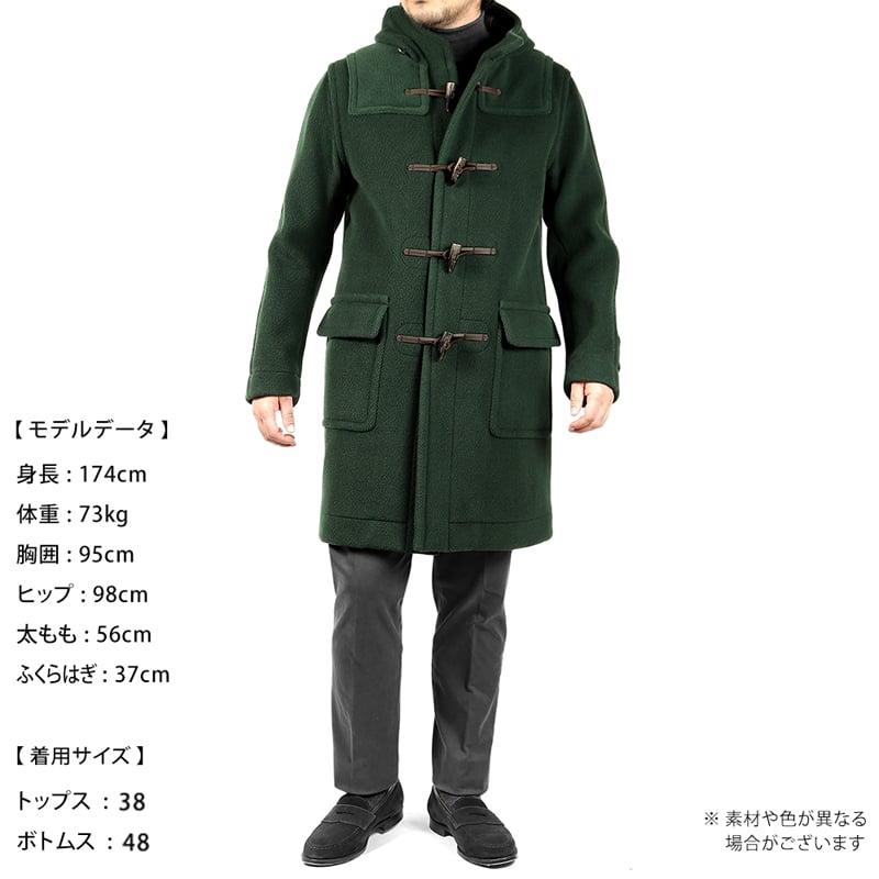 インバーティア INVERTERE ／ JOSHUA ELLISウールヘリンボーンダッフルコート「NEWTON ABBOT REGULAR FIT」（ORANGE／オレンジ）の画像