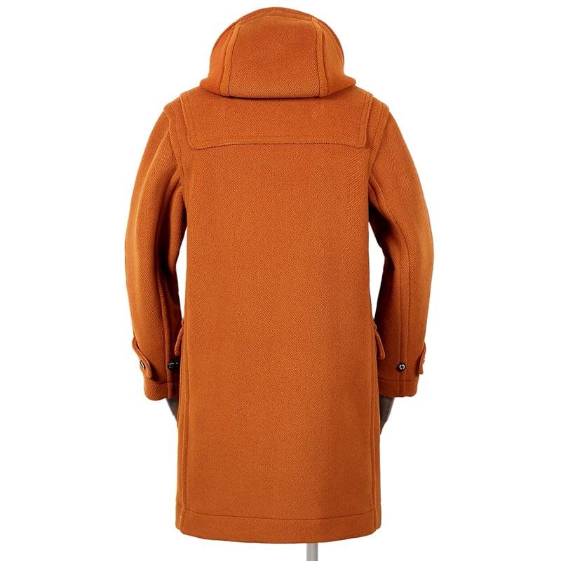 インバーティア INVERTERE ／ JOSHUA ELLISウールヘリンボーンダッフルコート「NEWTON ABBOT REGULAR FIT」（ORANGE／オレンジ）の画像