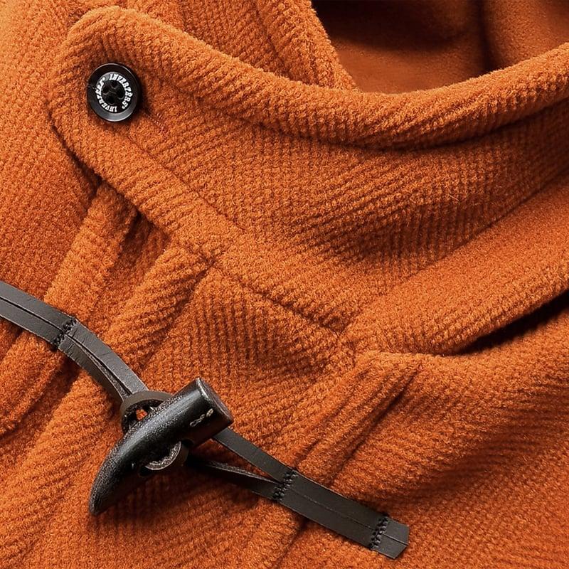 インバーティア INVERTERE ／ JOSHUA ELLISウールヘリンボーンダッフルコート「NEWTON ABBOT REGULAR FIT」（ORANGE／オレンジ）の画像