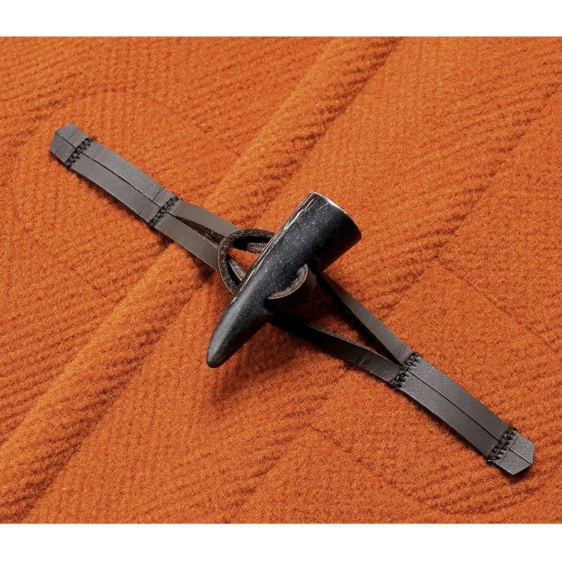 インバーティア INVERTERE ／ JOSHUA ELLISウールヘリンボーンダッフルコート「NEWTON ABBOT REGULAR FIT」（ORANGE／オレンジ）の画像