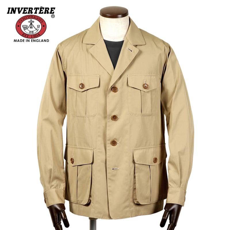 INVERTERE 英国製 インバーティア シャツジャケット ブルゾン INVERTERE（インバーティア） INVERTERE ／国内正規品／ 80番手双糸