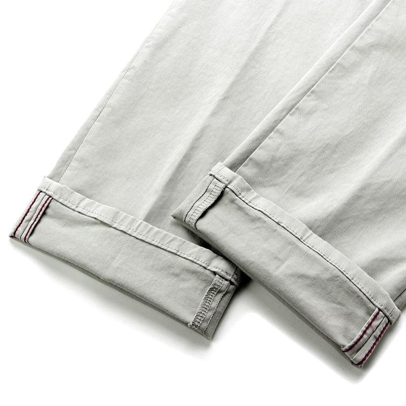 インコテックススラックス INCOTEX SLACKS ／ 24SS 製品染めコットンストレッチギャバジンチノパンツ「17S100-9664A」（アイスグレー）｜ikinakikonashi｜08