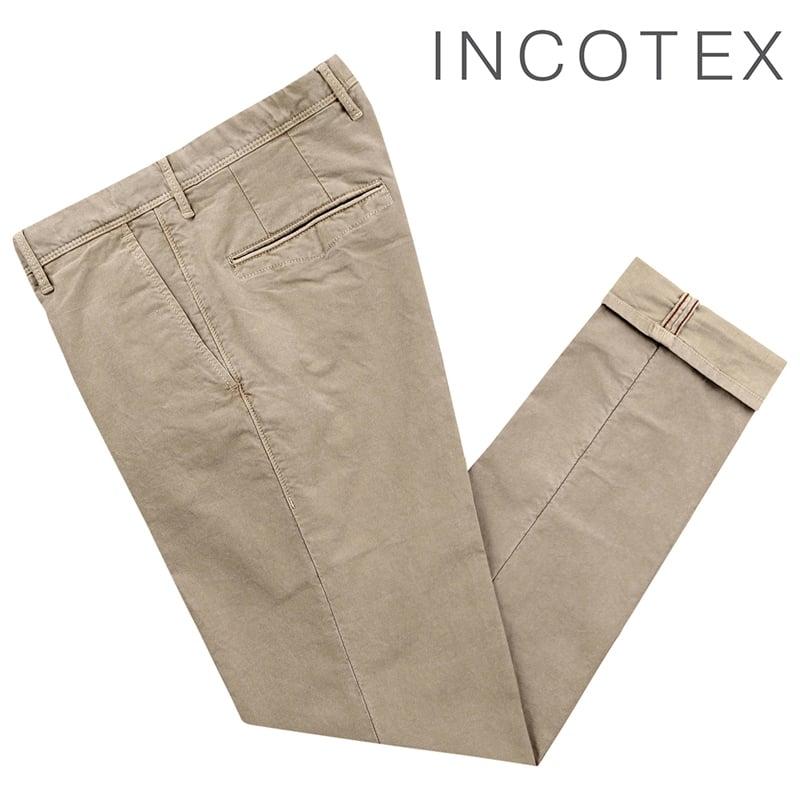 INCOTEX インコテックススラックス SLACKS ／ 製品染めコットン 