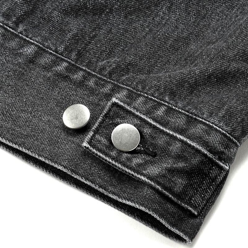 ジーニック JEANIK ／ ウォッシュドコットンブラックデニム