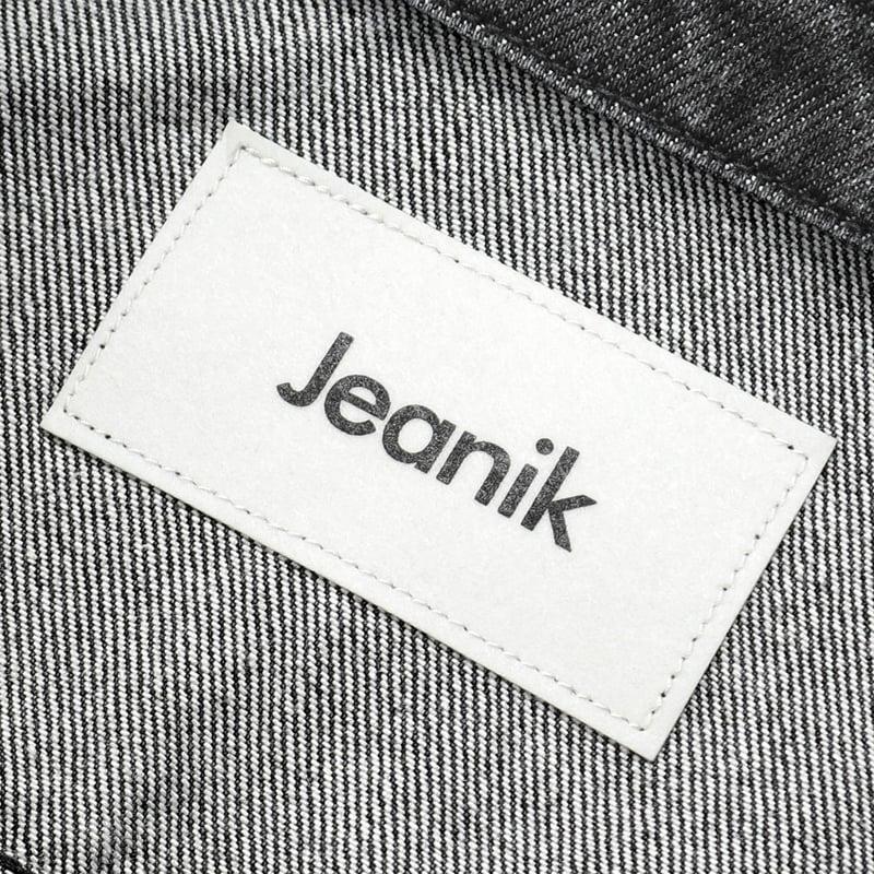 ジーニック JEANIK ／ ウォッシュドコットンブラックデニムジャケット「JEANIK0103」（ウォッシュドブラック）｜ikinakikonashi｜12