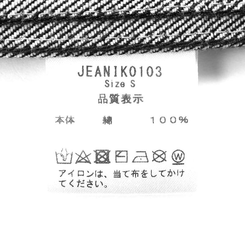 ジーニック JEANIK ／ ウォッシュドコットンブラックデニムジャケット「JEANIK0103」（ウォッシュドブラック）｜ikinakikonashi｜14