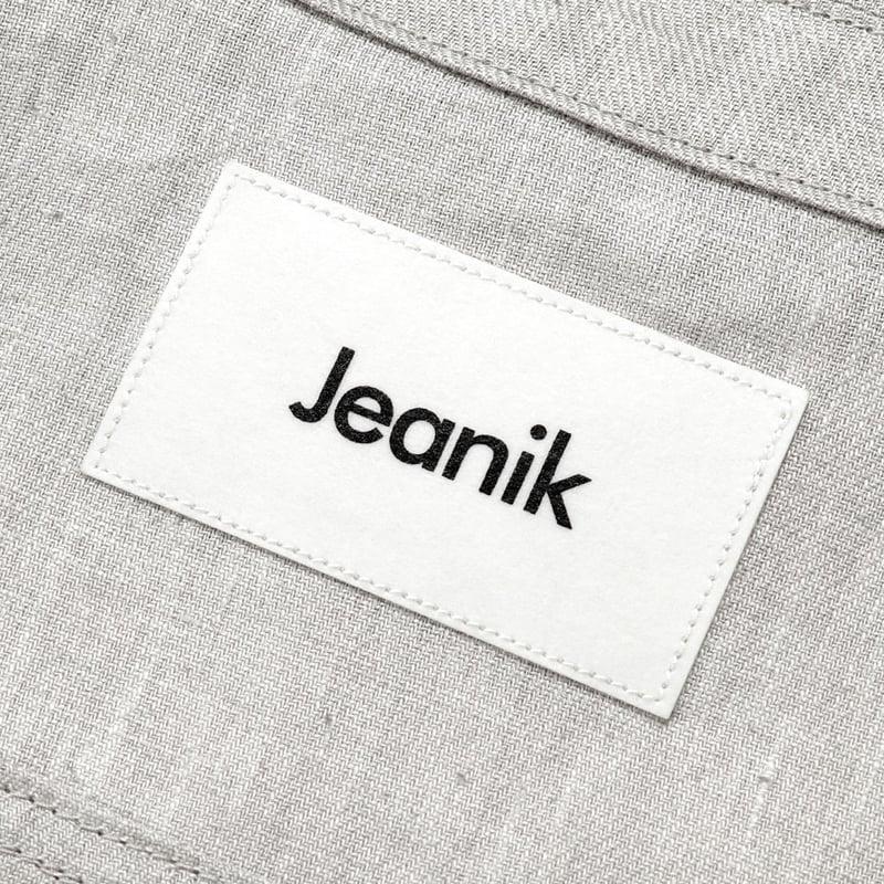 美品Jeanik ジーニック リネンカバーオール S ライトブラウン ジーニック JEANIK ／ 26SS 墨染めリネンツイルトラッカージャケット