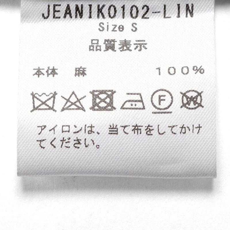 ジーニック JEANIK ／ 26SS 墨染めリネンツイルトラッカージャケット