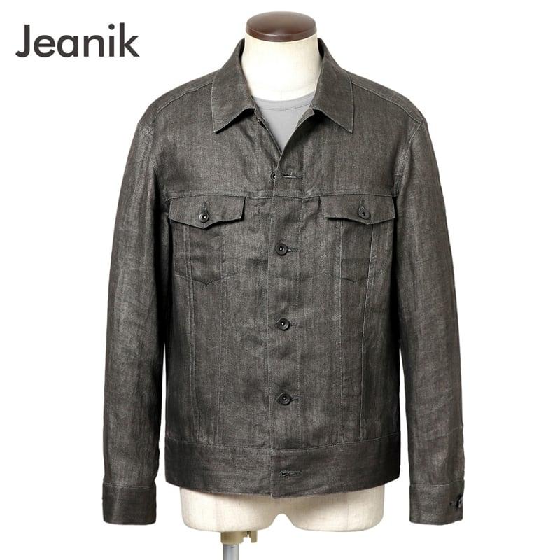 ジーニック JEANIK ／国内正規品／ 26SS 墨染めリネンツイルトラッカー