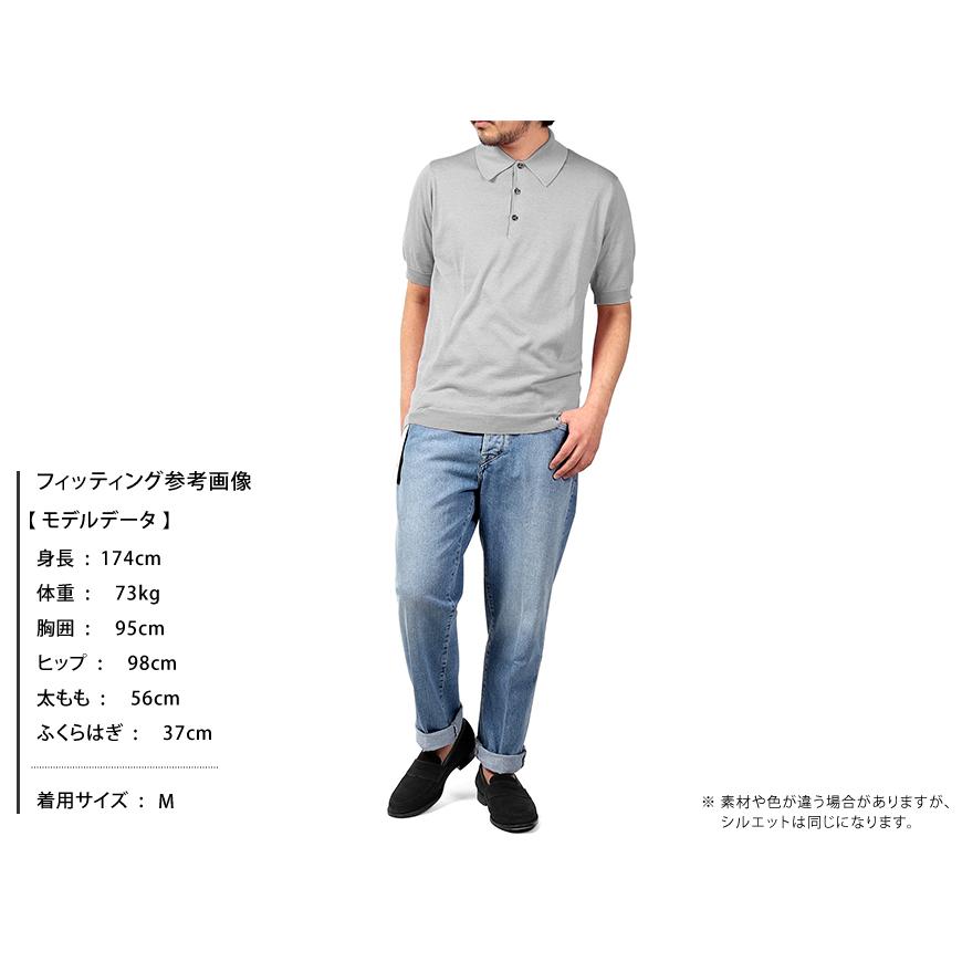 SALE】ジョンスメドレー JOHN SMEDLEY ／ 23SS ウールコットン30ゲージ