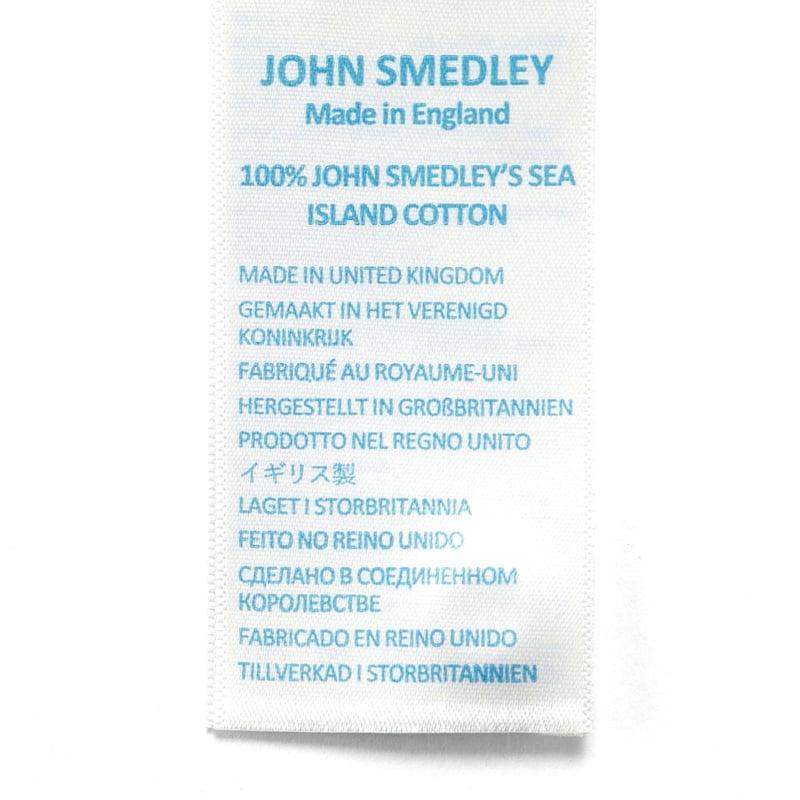 ジョンスメドレー JOHN SMEDLEY ／ 24SS シーアイランドコットン30ゲージ半袖ニットポロシャツ「ISIS」（MIRAGE BLUE／ミラージュブルー）｜ikinakikonashi｜07