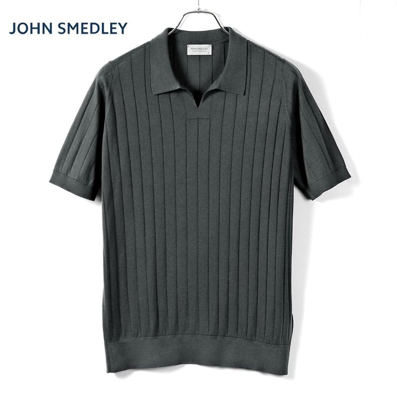 【新品未使用】JOHN SMEDLEY 半袖スキッパーニットポロシャツ JOHN SMEDLEY（ジョンスメドレー） JOHN SMEDLEY ／ シーアイランド