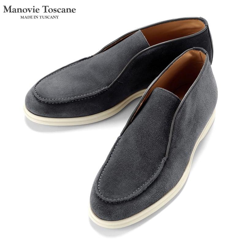 マノヴィエトスカーネ Manovie Toscane ／ カーフスエードスリッポン