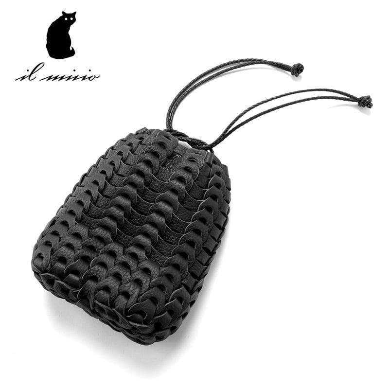 イルミーチョ il micio ／ 【国内正規品】 ／ 新品 イルミーチョ il micio ／ シュリンクレザーイントレチャートドロー