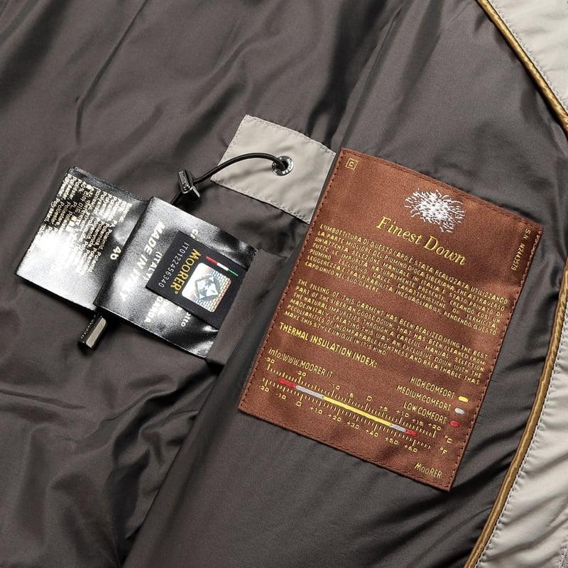 SALE／返品・交換不可】ムーレー MOORER ／ 24-25AW 撥水軽量シルキー 
