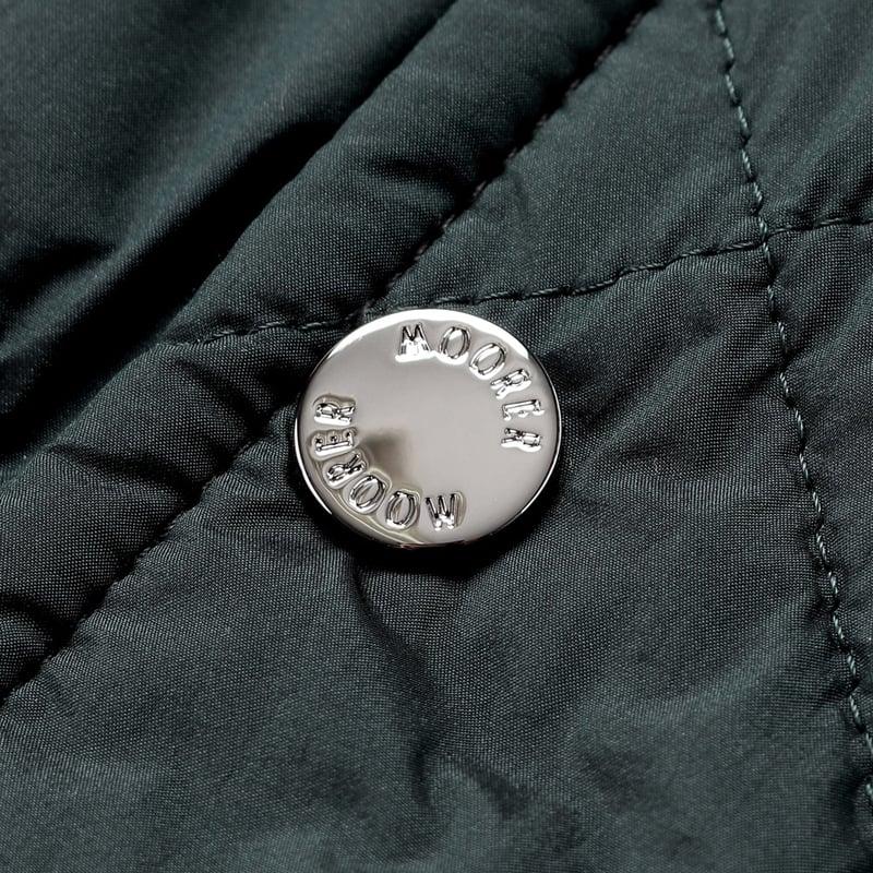 【SALE】ムーレー MOORER ／ 撥水超軽量ストレッチマットナイロンキルティングブルゾン「DARDANO-S3C」（MALACHITE／マラカイトグリーン）の画像