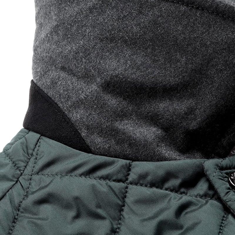 【SALE】ムーレー MOORER ／ 撥水超軽量ストレッチマットナイロンキルティングブルゾン「DARDANO-S3C」（MALACHITE／マラカイトグリーン）の画像