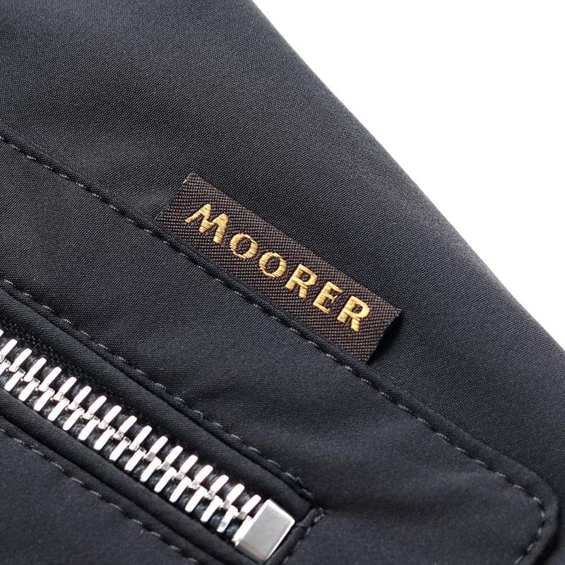 【SALE】 ムーレー MOORER ／国内正規品／ 撥水二軸性ストレッチマットナイロンスタンドカラーブルゾン「ALBERTI-KN」（DARK BLU／ダークネイビー）の画像