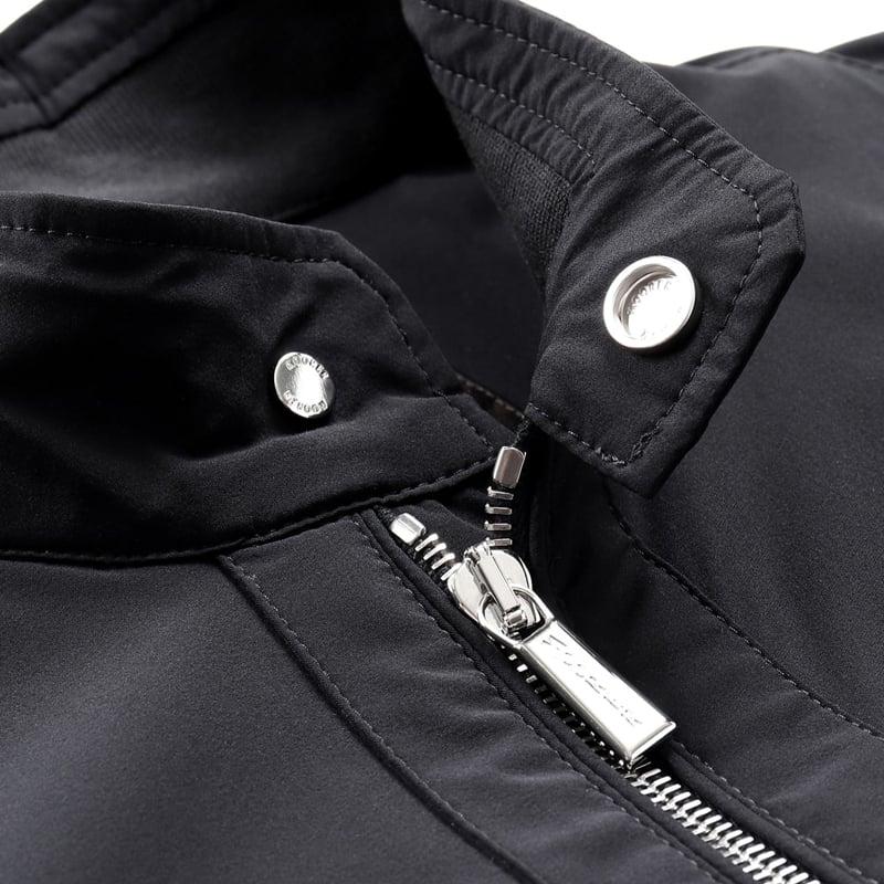 【SALE】 ムーレー MOORER ／国内正規品／ 撥水二軸性ストレッチマットナイロンスタンドカラーブルゾン「ALBERTI-KN」（DARK BLU／ダークネイビー）の画像