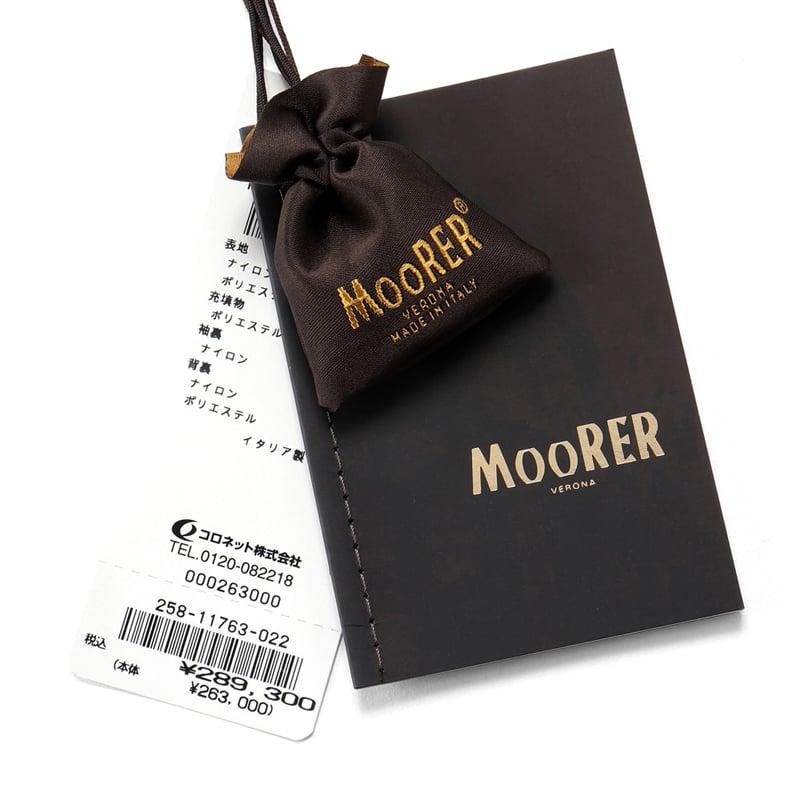 【SALE】 ムーレー MOORER ／国内正規品／ 撥水軽量シルキーマットナイロン立ち襟セミダブルジャケット「NABUCCO-OS」（MARMO／サンドベージュ）の画像