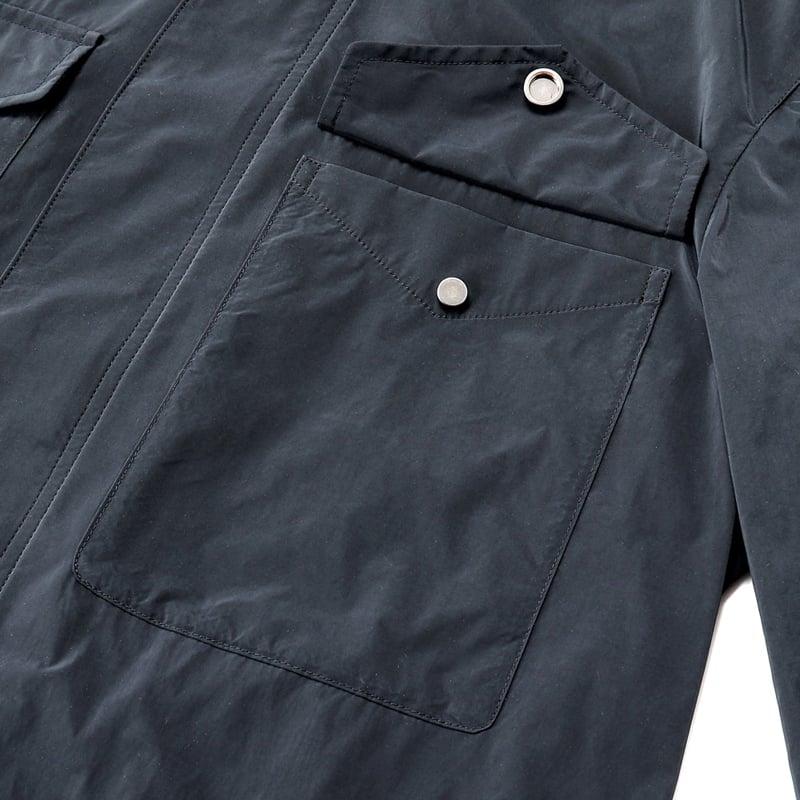 モンテコーレ MONTECORE ／国内正規品／ 撥水軽量シルキーマットナイロンM-65ジャケット（ネイビー）の画像