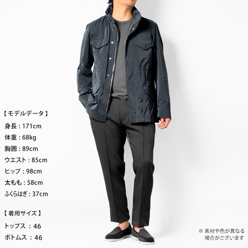 モンテコーレ MONTECORE ／国内正規品／ 撥水軽量シルキーマットナイロンM-65ジャケット（ネイビー）の画像