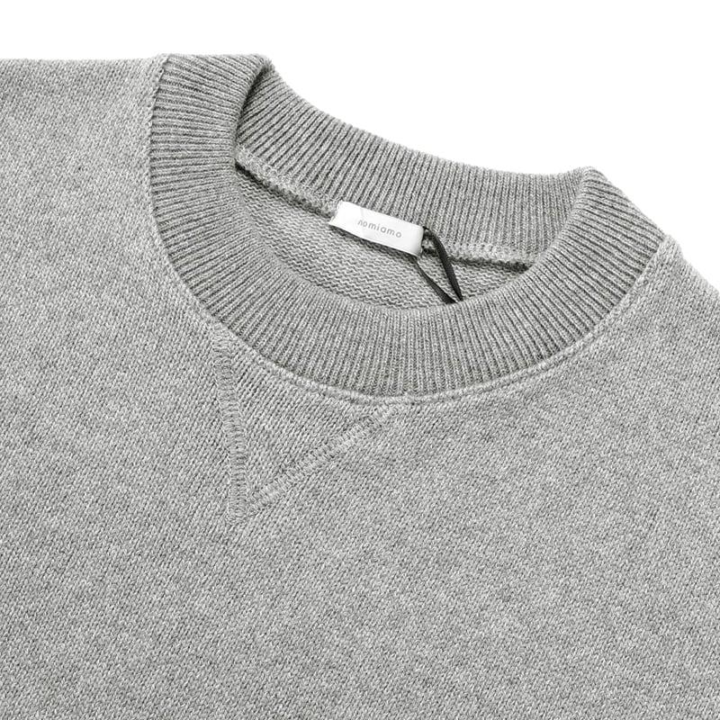 nomiamo ノミアモ カシミヤコットンバニゼ ニットスウェット L