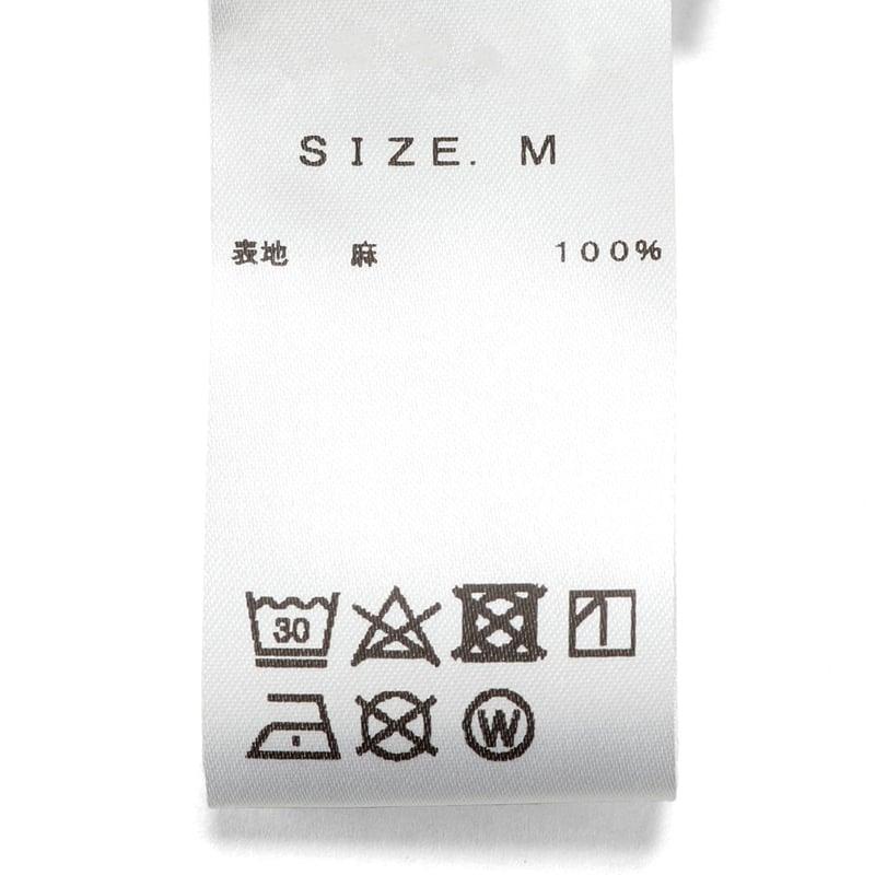 オリアン ORIAN ／ 24SS 製品洗いリネンポプリンプルオーバーシャツ「KH30F」（オリーブ）｜ikinakikonashi｜08