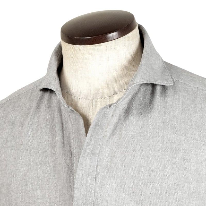 オリアン ORIAN 25SS リネンコットンポプリンプルオーバーシャツ　L ORIAN 【SALE／返品・交換不可】オリアン ／ 25SS 製品洗い