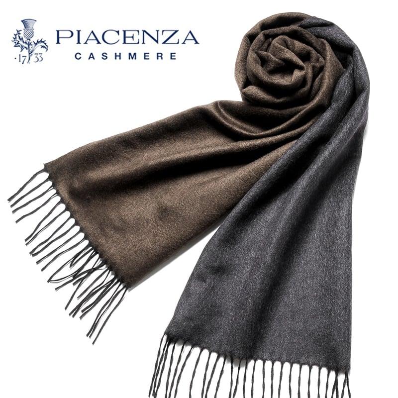 【最終値下げ】ピアチェンツァ　シルク　カシミヤ　　ダブルフェイス　マフラー PIACENZA（ピアチェンツァ） PIACENZA ／ シルクカシミヤフェルト