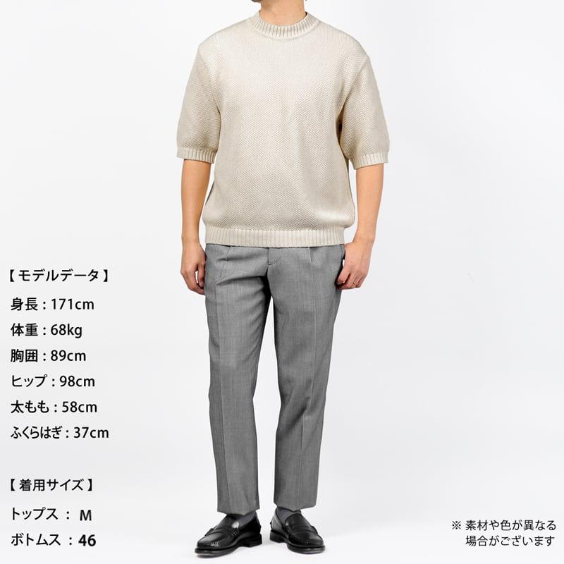  MER ロワイヤルメール 半袖ニット M SALE／返品・交換不可】ロワイヤル メール ROYAL MER ／ 25SS