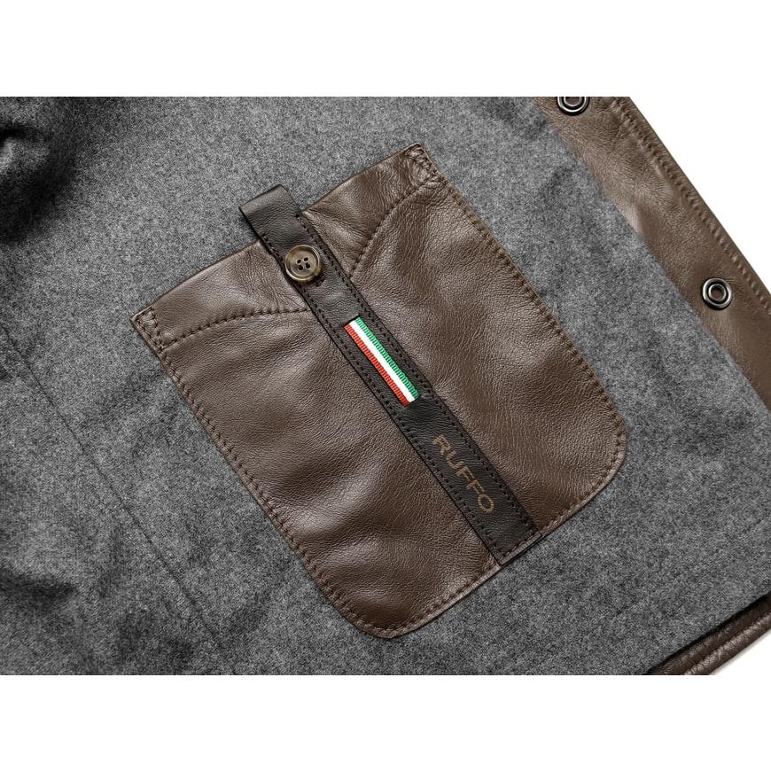 RUFFO ルッフォ / ラムナッパレザートラッカージャケット「FRED RUFFO ルッフォ / ラムナッパレザートラッカージャケット「FRED