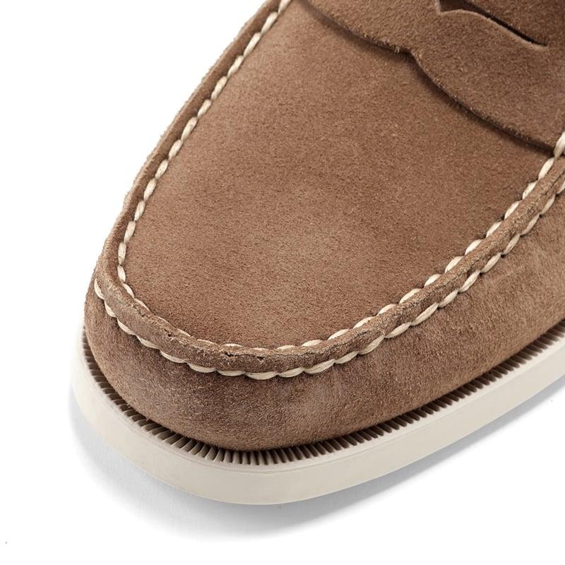セバゴ デッキシューズ ブラウン 27 SEBAGO セバゴ ／ スエードローファー型デッキシューズ「DAN
