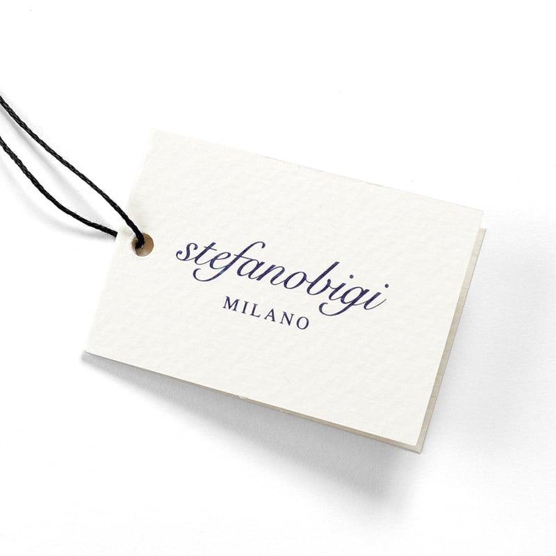 stefanobigi ／ 25SS Fermo 【ジャック】 Fossatiシルクフレスコソリッドネクタイ「TARO（P102）」（ブライトネイビー）
