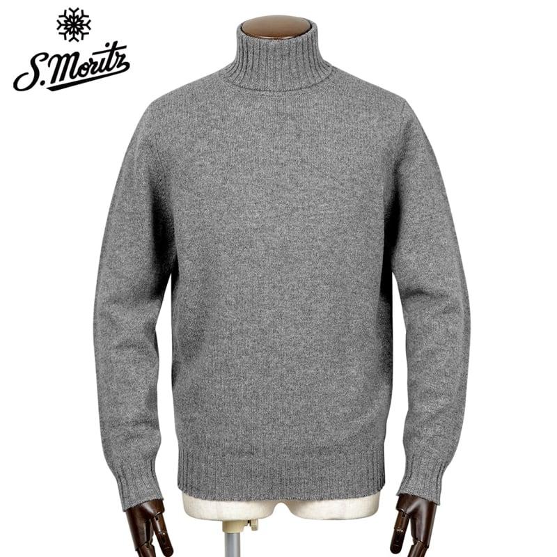 未使用 サンモリッツ ウール カシミア モックネックニット SALE】サンモリッツ S.Moritz ／ 25-26AW Super120'sウールカシミヤ7