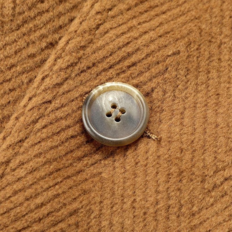 【SALE】ソレシティ Solleciti ／ 23-24AW カシミヤタッチポリエステルヘリンボーンピーコート「FSM0B3013040」（ブラウン）の画像