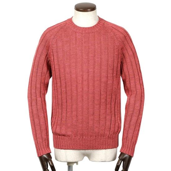 Settefili Cashmere リネンコットン半袖クルーネックニット | easy
