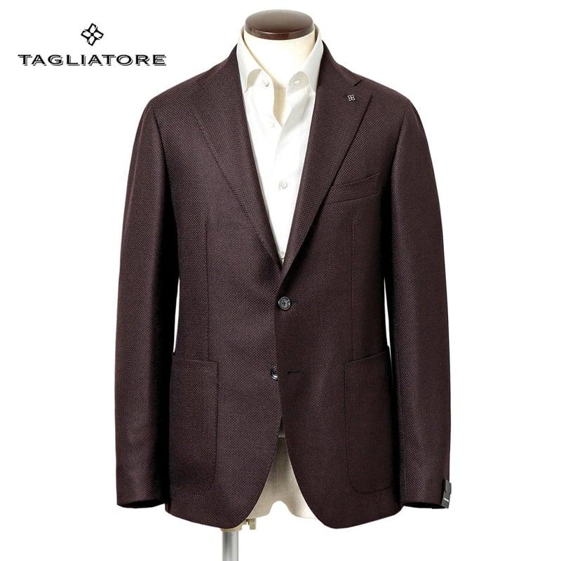 タリアトーレ モンテカルロ ウール ホップサック 2B テーラード ジャケット TAGLIATORE タリアトーレ ／ 25-26AWウールホップサック2B