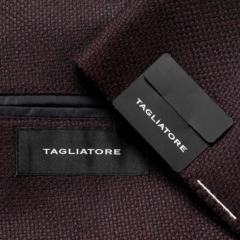 定価9万 逸品 TAGLIATORE タリアトーレ ジャケット ボルドーワイン 色気の象徴ボルドースーツ！TAGLIATORE【タリアトーレ