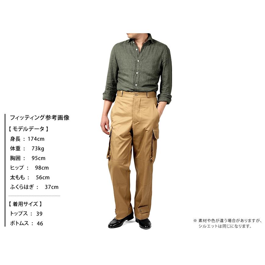 タンジェント Tangent ／ コットン40番手双糸ギャバジンフランス軍M-47カーゴパンツ「TAN06 PIERRE」（BEIGE／ベージュ）｜ikinakikonashi｜18