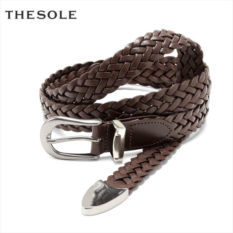 ザソール THE SOLE ／ 手編みカーフメッシュプンターレベルト「Puntale