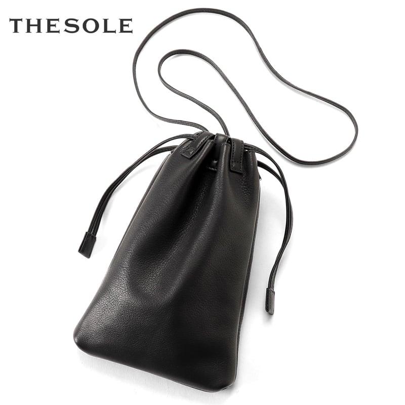 ★THE SOLE★2wayサドルレザードローストリングバック ザソール THE SOLE ／国内正規品／ サドルレザー2WAYドローストリング