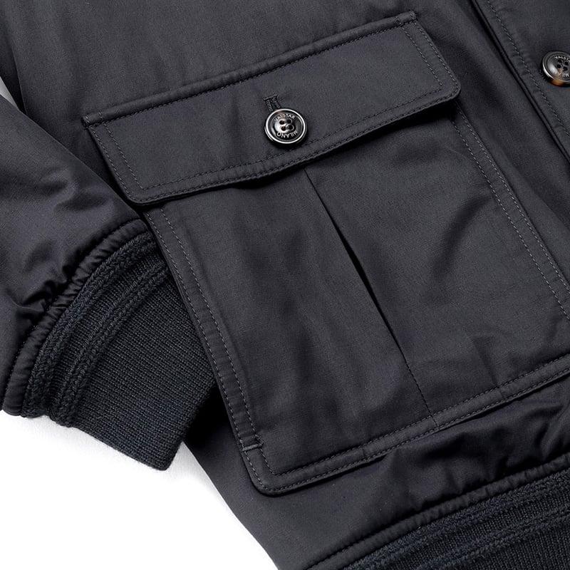ヴァルスター Valstar ／ 撥水コットンナイロン中綿バルスターブルゾン「PADDED VALSTARINO 407A.D076」（NAVY／ネイビー）の画像