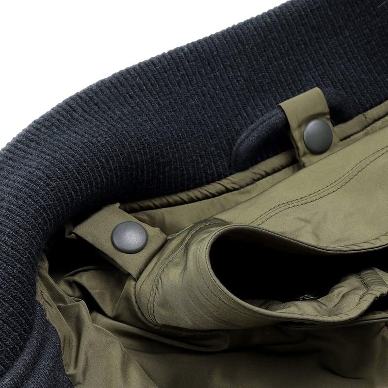 ヴァルスター Valstar ／ ウールナイロンミルドジャージーキルティングベスト付きバルスターブルゾン「VALSTARINO DETACHABLE VEST 407A.D081」（NAVYの画像