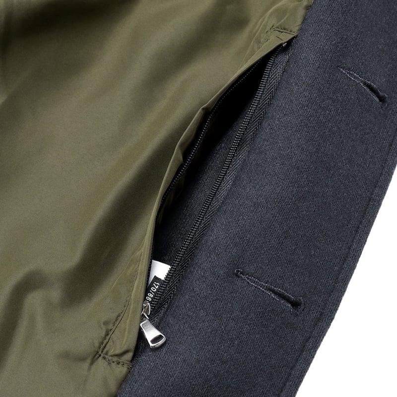 ヴァルスター Valstar ／ ウールナイロンミルドジャージーキルティングベスト付きバルスターブルゾン「VALSTARINO DETACHABLE VEST 407A.D081」（NAVYの画像