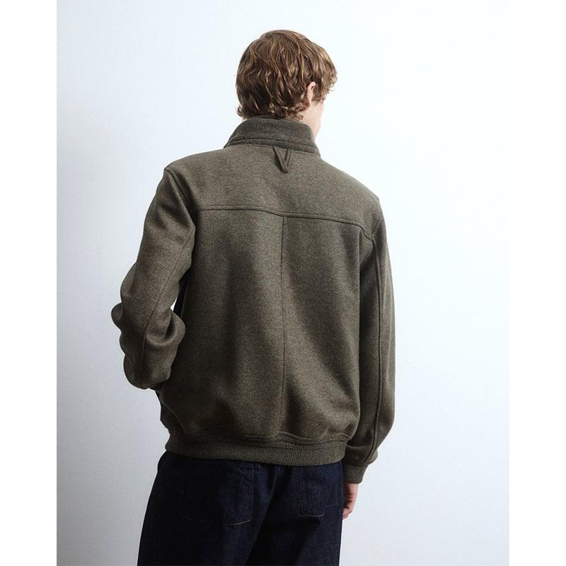 ヴァルスター Valstar ／ ウールナイロンミルドジャージーキルティングベスト付きバルスターブルゾン「VALSTARINO DETACHABLE VEST 407A.D081」（NAVYの画像