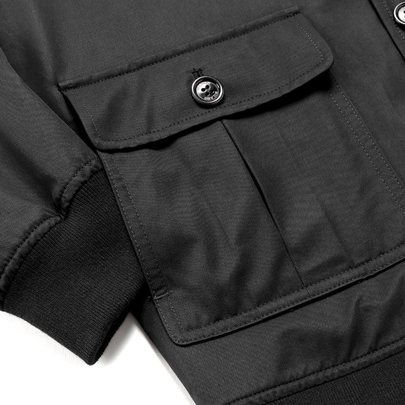 ヴァルスター Valstar ／ 当店別注 撥水コットンナイロンツイルバルスターブルゾン「VALSTARINO 407A.A129」（BLACK／ブラック）の画像